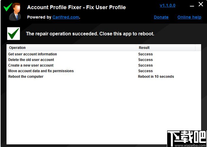Account Profile Fixer下载,系统修复,账户修复,系统账户
